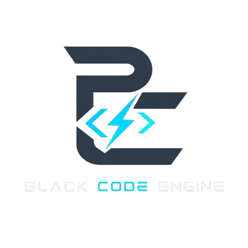 Black Code Engine Logo
